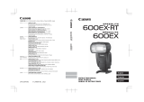 Canon Speedlite 600EX Manual de usuario
