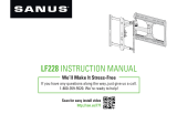 Sanus LF228 Manual de usuario