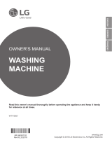 LG Washing Machine [WT7100C] Manual de usuario