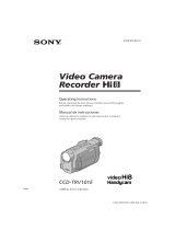 Sony CCD-TRV101E Manual de usuario
