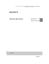 Sony STR-DN1050 El manual del propietario