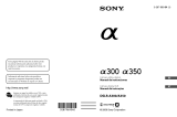 Sony Série DSLR-A300 Manual de usuario