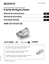Sony HDR-CX12E Manual de usuario