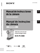 Sony HANDYCAM DCR-PC350E Manual de usuario
