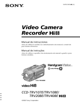 Sony Série CCD-TRV107E Manual de usuario