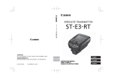 Canon Speedlite Transmitter ST-E3-RT Manual de usuario
