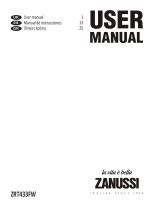 Zanussi ZRT433FW Manual de usuario