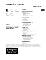 Hotpoint-Ariston TCD751 El manual del propietario