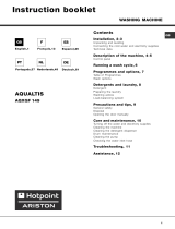 Hotpoint AQXGF 149 El manual del propietario