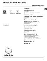 Scholtes SMLE 129 El manual del propietario