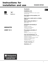 Hotpoint aqm8f 49u fr El manual del propietario