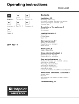 Hotpoint ldf 12314 b El manual del propietario