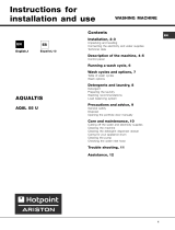 Hotpoint AQ8L 05 U (EU) Guía del usuario