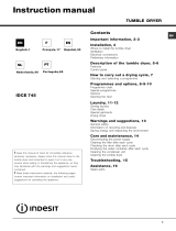 Indesit IDCE 745 (EU) El manual del propietario