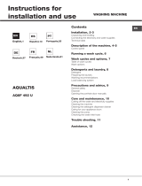 Indesit AQ8F 492 U (EU) Guía del usuario