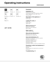 Hotpoint LDF 12314E EU El manual del propietario