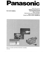Panasonic NV DX100 EG El manual del propietario