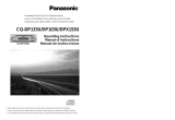 Panasonic CQDPX153U Manual de usuario