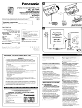 Panasonic RQSX78VA Instrucciones de operación