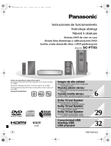 Panasonic SC-PTX5 Instrucciones de operación