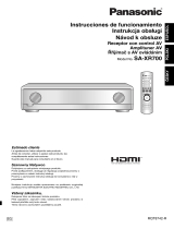 Panasonic SAXR700 El manual del propietario