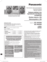Panasonic SCAK350 Instrucciones de operación