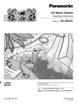Panasonic SCAK321 El manual del propietario