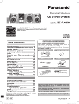 Panasonic sc ak 640 Manual de usuario