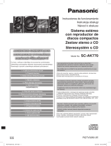 Panasonic SC-AK770 Instrucciones de operación