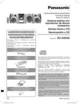 Panasonic SCAK640 Instrucciones de operación