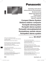 Panasonic SCHC27 El manual del propietario