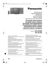 Panasonic SCHC295EG Instrucciones de operación