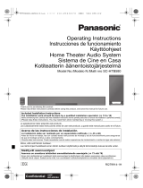Panasonic SCHTB580EG Instrucciones de operación