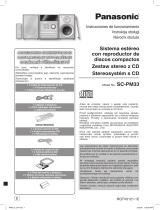 Panasonic sc pm 33 El manual del propietario