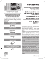 Panasonic SCPM54 El manual del propietario