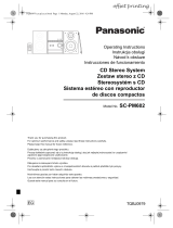 Panasonic SCPM602EG Instrucciones de operación