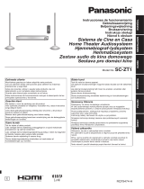 Panasonic SCZT1 El manual del propietario