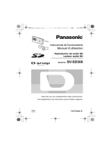 Panasonic SVSD300 El manual del propietario