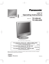 Panasonic TC20LA2D Instrucciones de operación