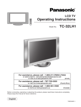 Panasonic TC32LH1 Instrucciones de operación
