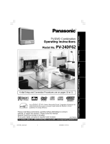 Panasonic PV24DF62 Instrucciones de operación