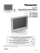 Panasonic TC-14LA1 Manual de usuario
