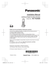 Panasonic KXTGA680 Instrucciones de operación