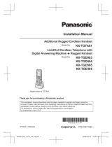Panasonic KXTGE484 Instrucciones de operación