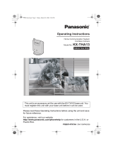 Panasonic KXTHA13 Instrucciones de operación