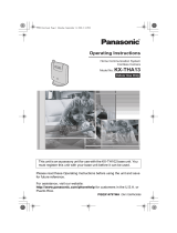 Panasonic KXTHA13 Instrucciones de operación