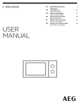 AEG MSC2544S-M Manual de usuario