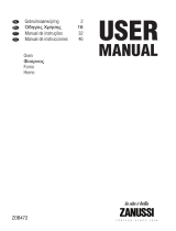 Zanussi ZOB472X Manual de usuario