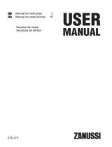 Zanussi ZTE273 Manual de usuario