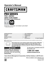Craftsman ProSeries 27052 El manual del propietario